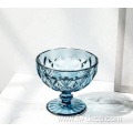 embossed small glass ice cream bowl dessert cups